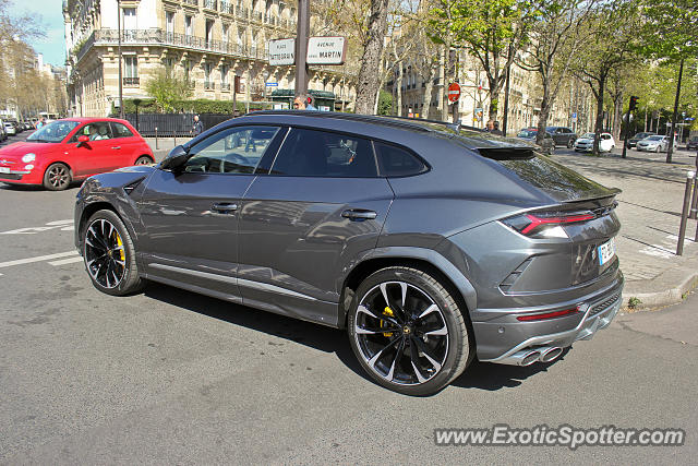 Lamborghini Urus spotted in Paris, France