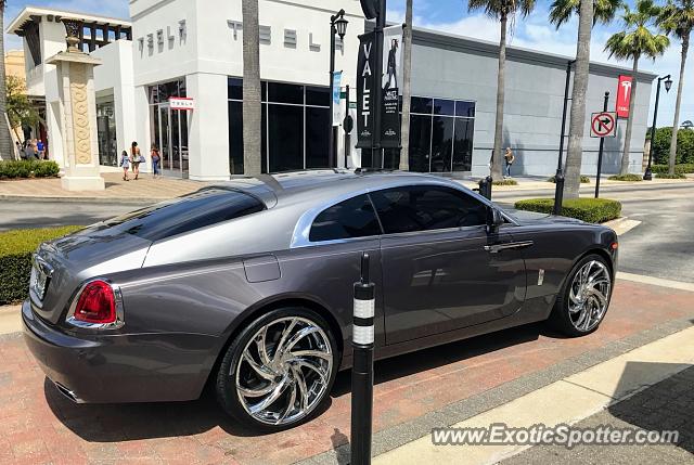 Rolls-Royce Wraith spotted in Jacksonville, Florida