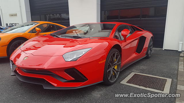 Lamborghini Aventador spotted in Vancouver, Canada