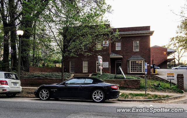 Maserati GranCabrio spotted in Raleigh, North Carolina