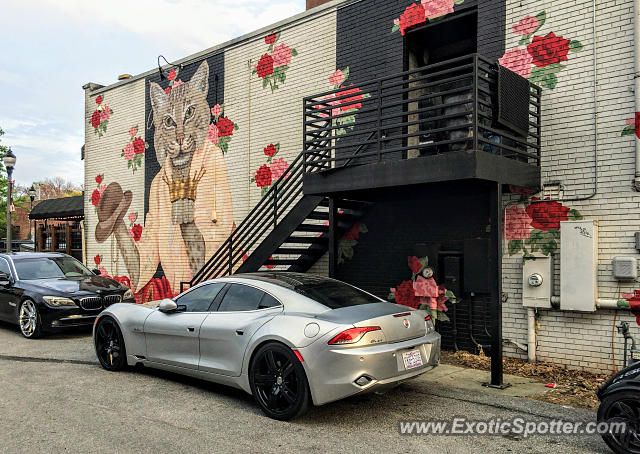 Fisker Karma spotted in Raleigh, North Carolina