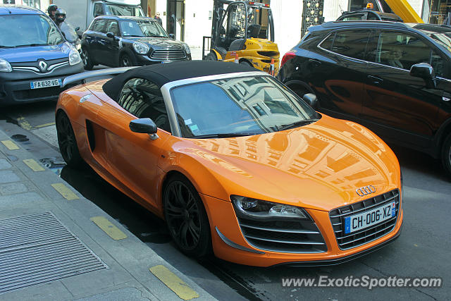 Audi R8 spotted in Paris, France