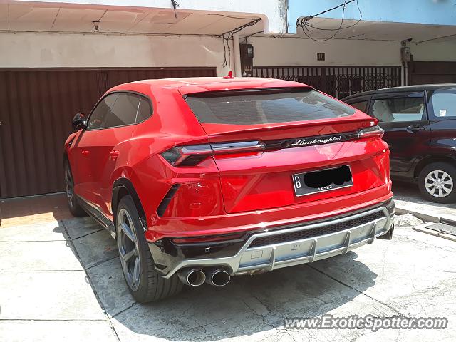 Lamborghini Urus spotted in Jakarta, Indonesia