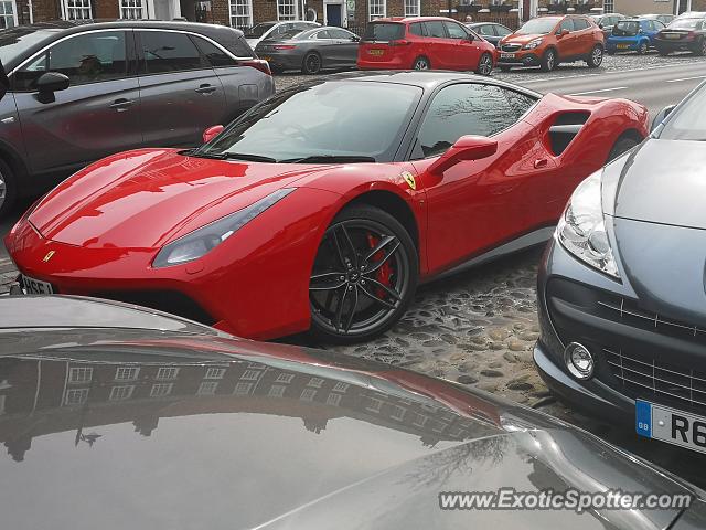 Ferrari 488 GTB spotted in Yarm, United Kingdom