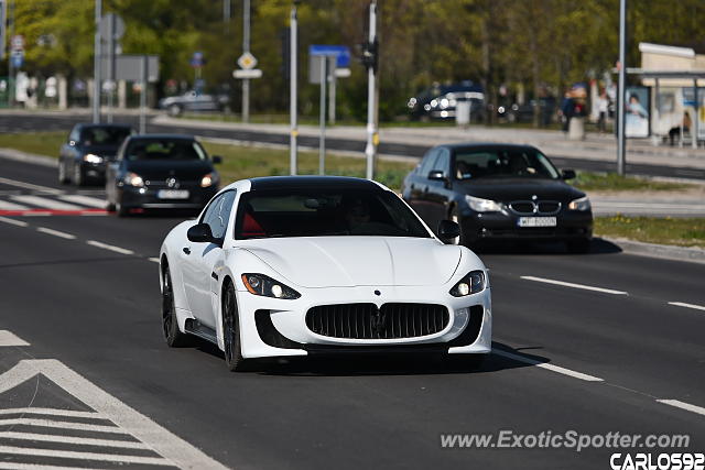 Maserati GranTurismo spotted in Warsaw, Poland