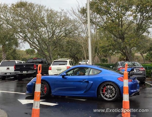 Porsche Cayman GT4 spotted in Jacksonville, Florida