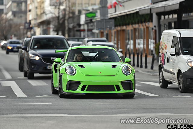 Porsche 911 GT3 spotted in Warsaw, Poland