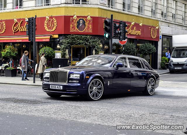 Rolls-Royce Phantom spotted in London, United Kingdom