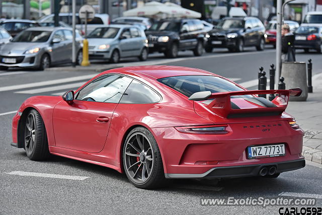 Porsche 911 GT3 spotted in Warsaw, Poland