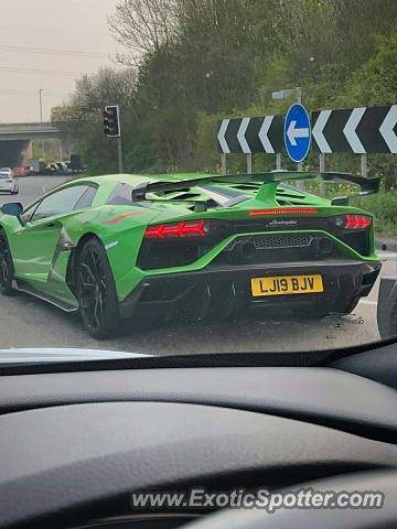 Lamborghini Aventador spotted in London, United Kingdom