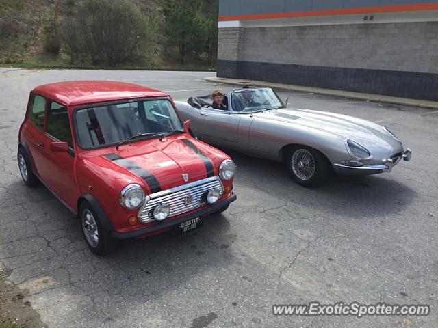 Jaguar E-Type spotted in Marshall, North Carolina