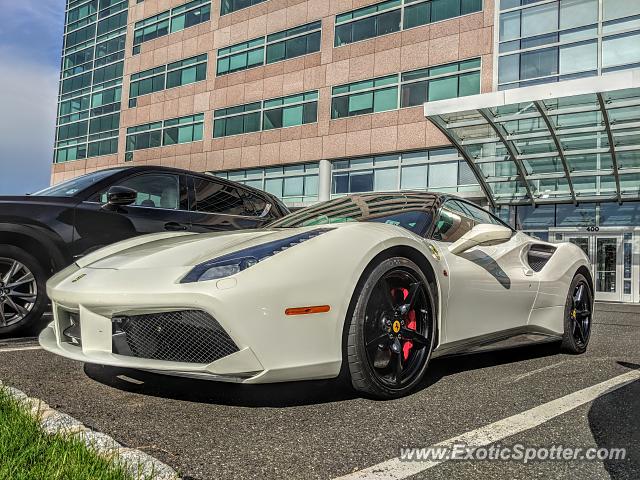 Ferrari 488 GTB spotted in Bridgewater, New Jersey