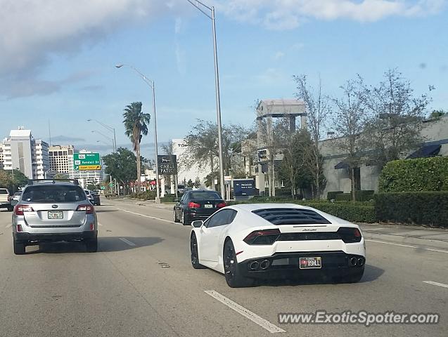 Lamborghini Huracan spotted in Miami, Florida