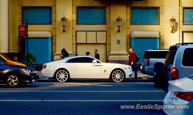 Rolls-Royce Wraith spotted in Manhattan, New York