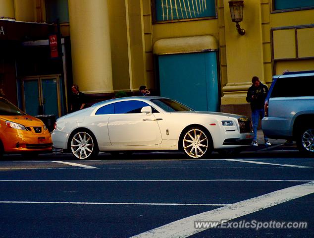 Rolls-Royce Wraith spotted in Manhattan, New York