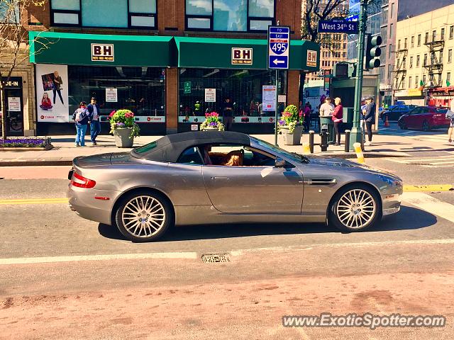 Aston Martin DB9 spotted in Manhattan, New York