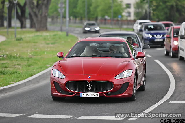 Maserati GranTurismo spotted in Warsaw, Poland