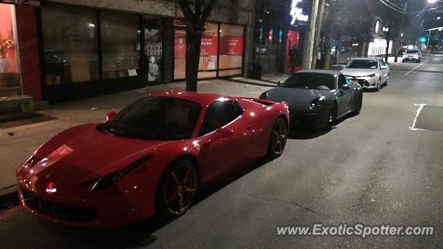 Ferrari 458 Italia spotted in Hewlett, New York