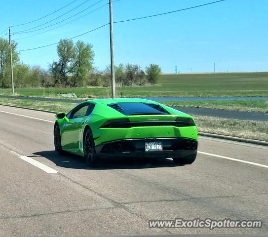 Lamborghini Huracan spotted in Prior Lake, Minnesota