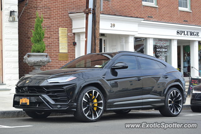 Lamborghini Urus spotted in Greenwich, Connecticut