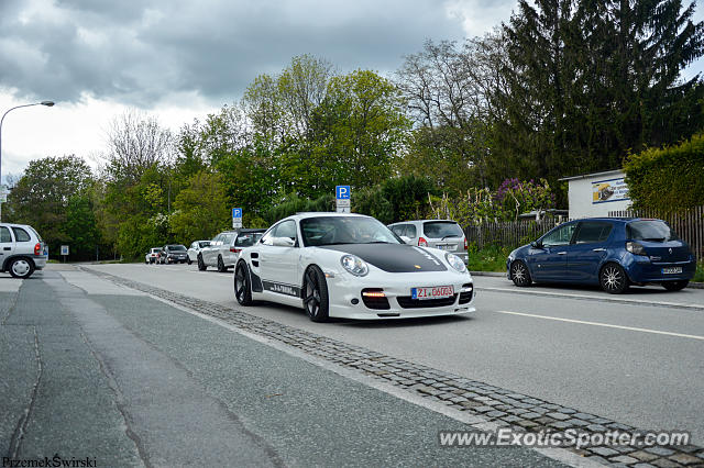 Porsche 911 Turbo spotted in Lobau, Germany