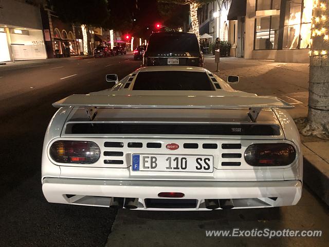 Bugatti EB110 spotted in Beverly Hills, California