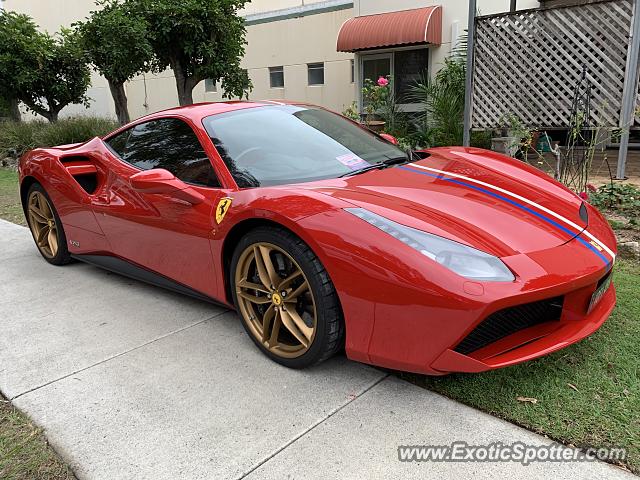 Ferrari 488 GTB spotted in Brisbane, Australia