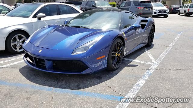 Ferrari 488 GTB spotted in Sherman Oaks, California