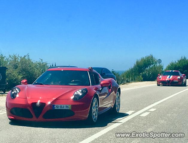 Alfa Romeo 4C spotted in Cascais, Portugal
