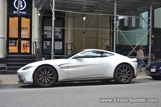 Aston Martin Vantage spotted in Manhattan, New York