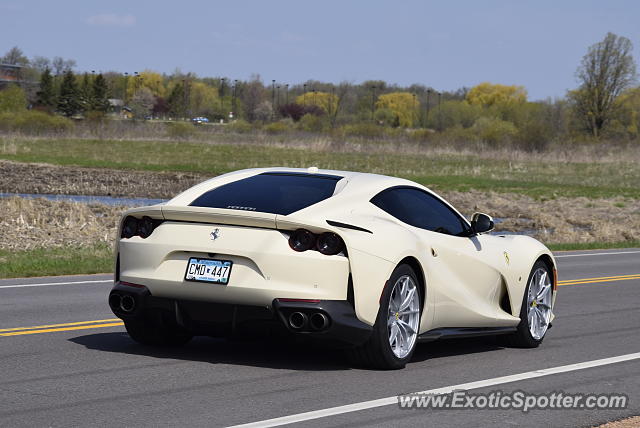 Ferrari 812 Superfast spotted in Medina, Minnesota