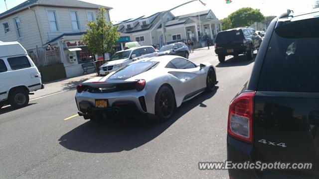 Ferrari 488 GTB spotted in Long Beach, New York