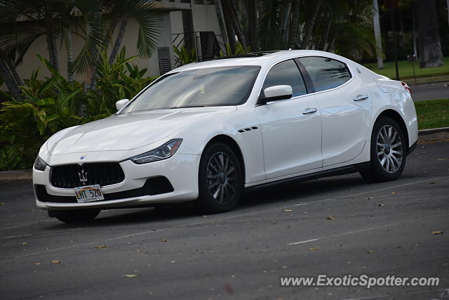 Maserati Ghibli spotted in Honolulu, Hawaii