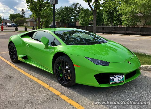 Lamborghini Huracan spotted in Winnipeg, Canada