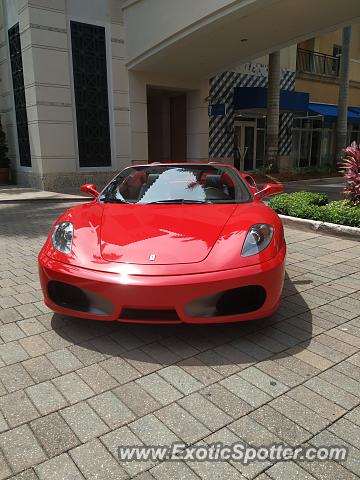 Ferrari F430 spotted in Coral Gables, Florida