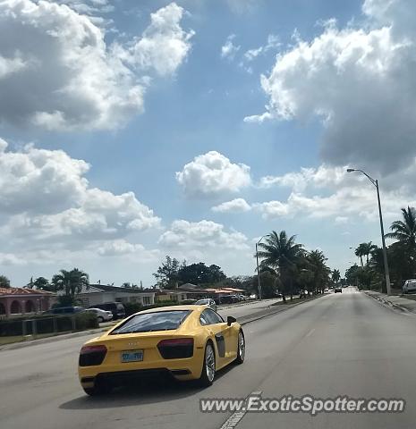 Audi R8 spotted in Miami, Florida