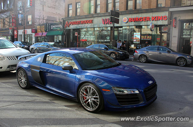 Audi R8 spotted in Montreal, Canada