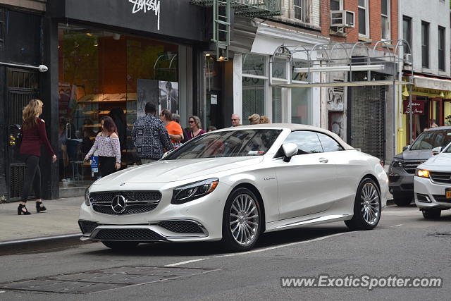 Mercedes S65 AMG spotted in Manhattan, New York