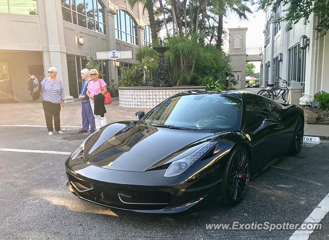 Ferrari 458 Italia spotted in Ponte Vedra, Florida