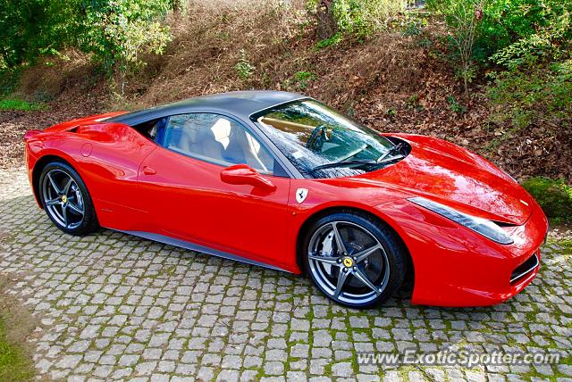 Ferrari 458 Italia spotted in Porto, Portugal