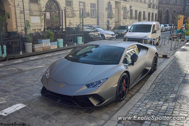 Lamborghini Huracan spotted in Wrocław, Poland