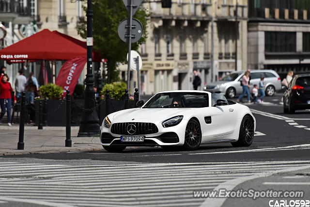 Mercedes AMG GT spotted in Warsaw, Poland