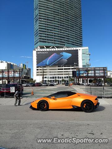 Lamborghini Huracan spotted in Miami, Florida