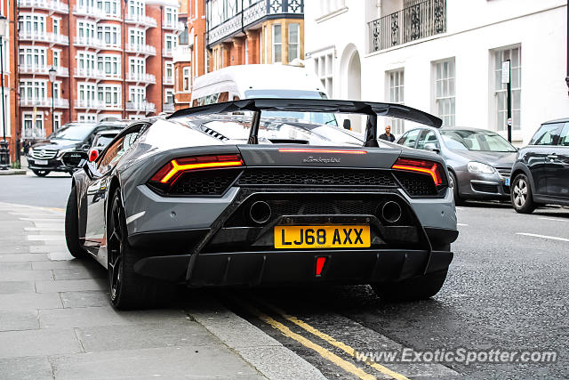 Lamborghini Huracan spotted in London, United Kingdom