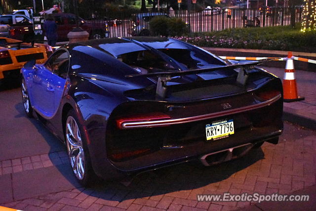 Bugatti Chiron spotted in Philadelphia, Pennsylvania