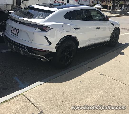 Lamborghini Urus spotted in Boston area, Massachusetts