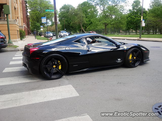 Ferrari 458 Italia spotted in Chicago, Illinois