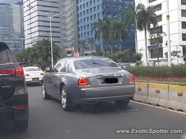 Rolls-Royce Ghost spotted in Jakarta, Indonesia