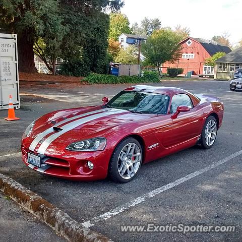Dodge Viper spotted in Issaquah, Washington