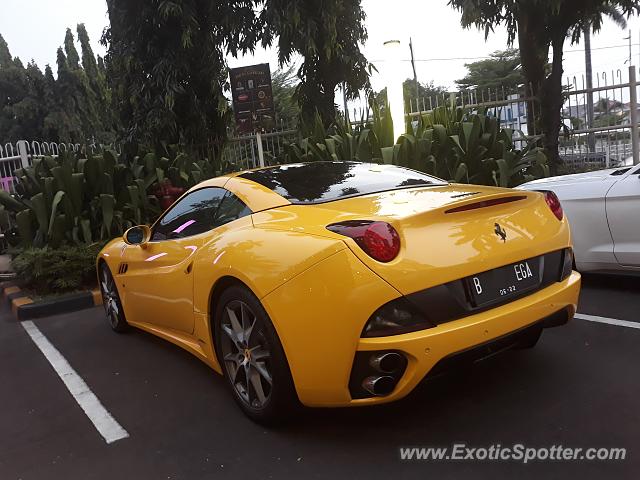 Ferrari California spotted in Jakarta, Indonesia